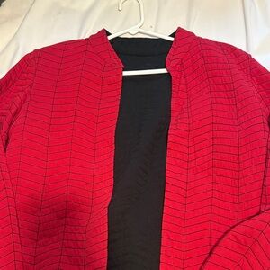 Red Striped Women's Jacket